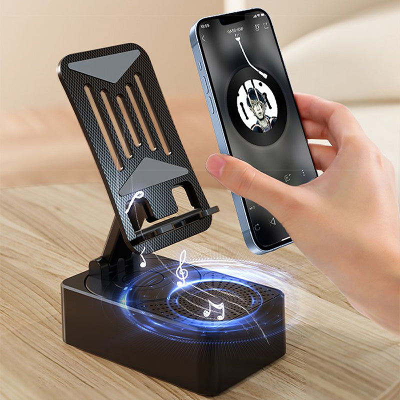 3-i-1 Trådlös Bluetooth-högtalare, Laddstation och Telefonhållare