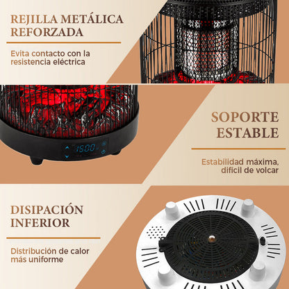 🔥Multifunktionella elektriska värmare med röststyrning för inomhusbruk