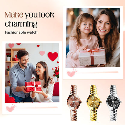 🔥Elegant vattentät damklocka