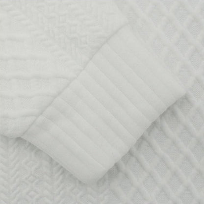 Casual långärmad pullover med armbågsskydd för män