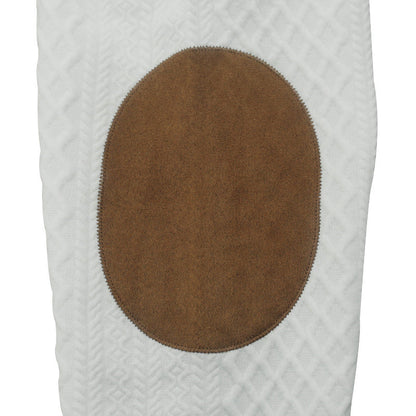 Casual långärmad pullover med armbågsskydd för män