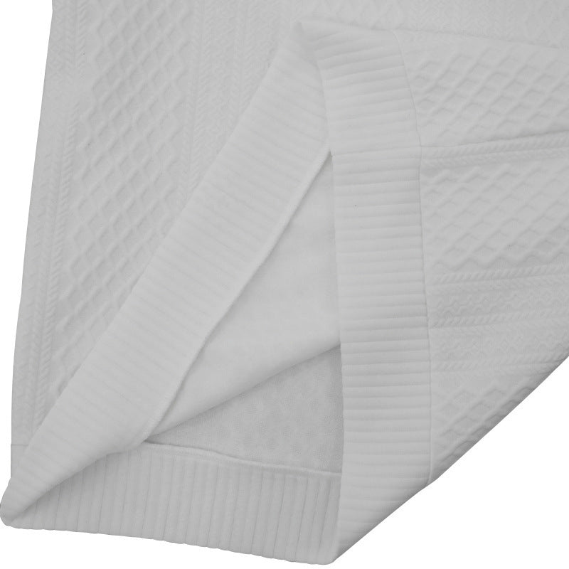 Casual långärmad pullover med armbågsskydd för män