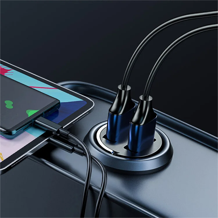 🔥2-portars kompakt snabbladdare för bil