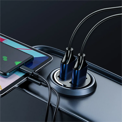 🔥2-portars kompakt snabbladdare för bil