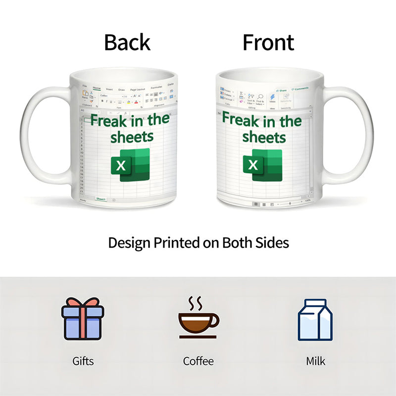 Humorous Excel Spreadsheet Mug