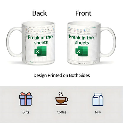 Humorous Excel Spreadsheet Mug