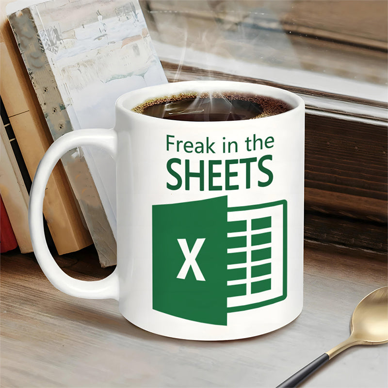 Humorous Excel Spreadsheet Mug