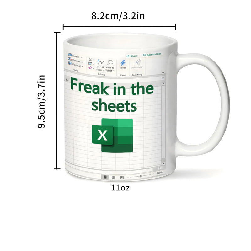 Humorous Excel Spreadsheet Mug