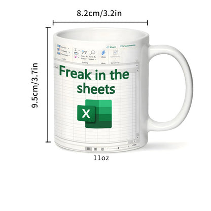 Humorous Excel Spreadsheet Mug