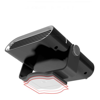 2-i-1 bärbar bilvärmare med 360° rotation