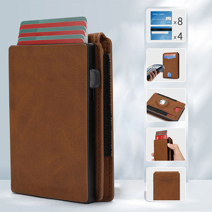 🔥Pengaklämma i PU-läder med RFID-blockering