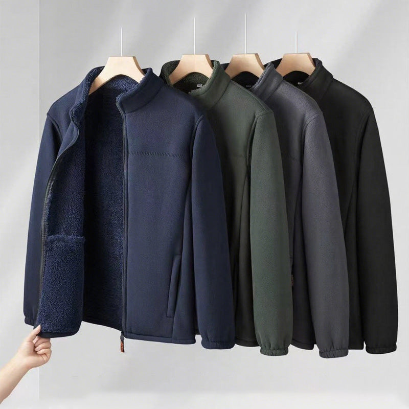 🔥Varma vinterjackor med dragkedja och fickor för män