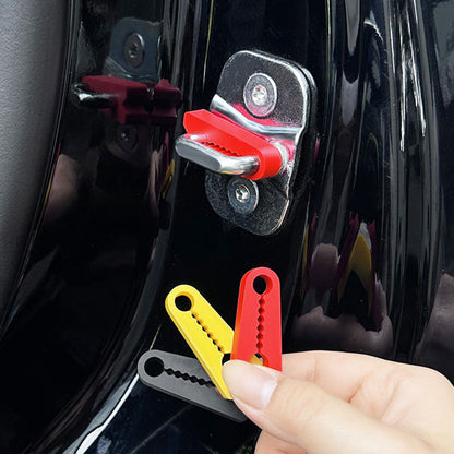 🚗 KÖP 3 FÅ 5! ✨ Silikondämpare för Bildörrlås - Ljuddämpande Tätning med Självhäftande Design för Mjuk och Tyst Stängning 🔇🧤