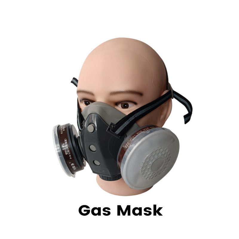🎁Senaste dagskampanj 50% rabatt🔥Skydd som fungerar - gasmask med dubbla filter och aktivt kol