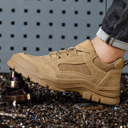 Halkfria och punkteringsbeständiga arbetsskor