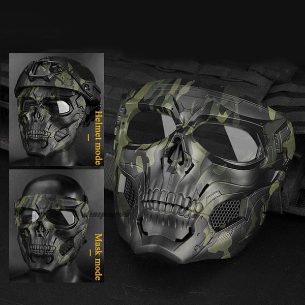 💀 50 % RABATT! ⛑ Skalle-skräckhjälm – Snygg, tålig och perfekt för cykling eller cosplay 🎭