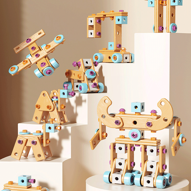 🧰 50% RABATT🧩 Barnens verktygssats, roligt DIY, utvecklar barns praktiska färdigheter🎪🔩