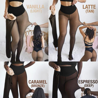 🔥Termiska formande tights för kvinnor med kompressionsmidjeband