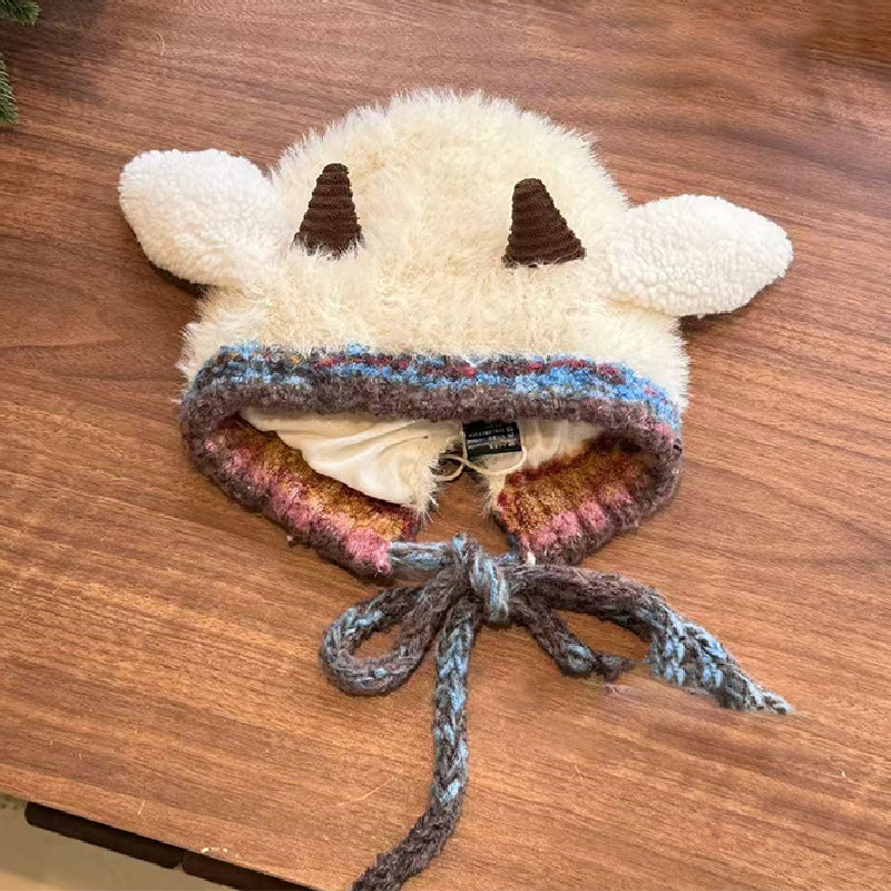 🔥Plyschmössa i fårform med söta öronlappar