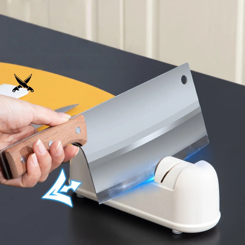 Bärbar sladdlös elektrisk knivslipare