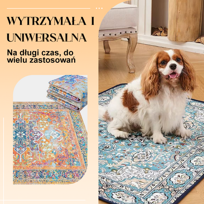 🐾50 % rabatt✨Tvättbar Boho-matta för Husdjur – Snabbsugande, Halksäker & Återanvändbar!