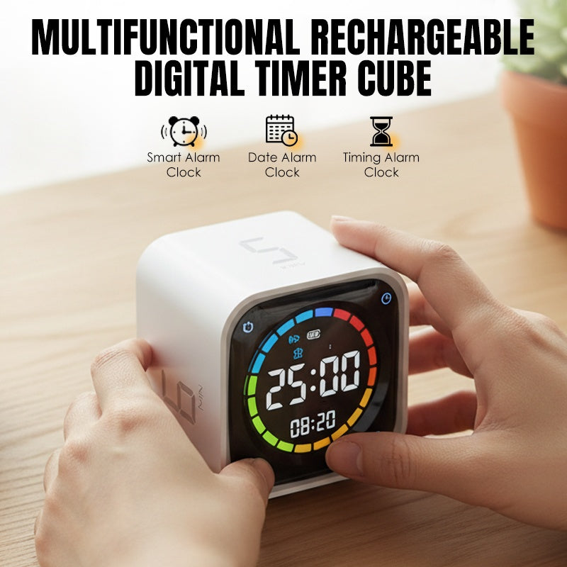 🔥Multifunktionell uppladdningsbar digital timerkub