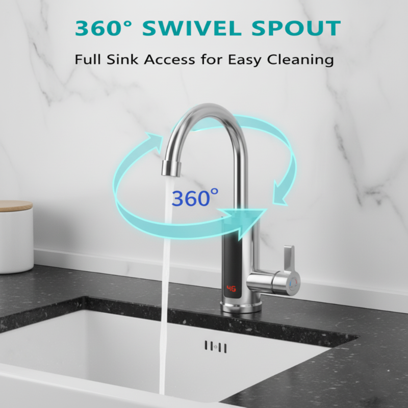 🔥Tanklös instant varmvattenberedare kran