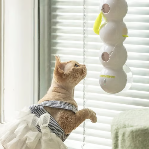 💥2025 Het försäljning🐛Interaktiv elektrisk larvleksak för katter