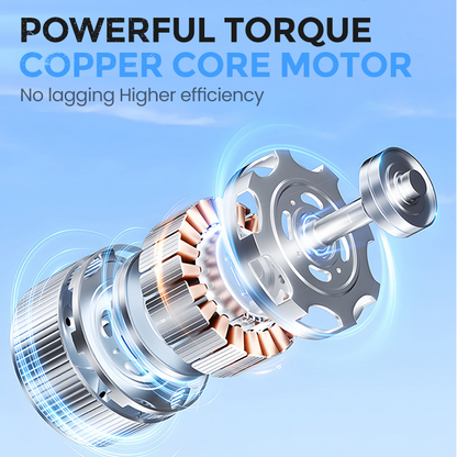 ⌛ Multifunktionell elektrisk utdragbar rengöringsborste