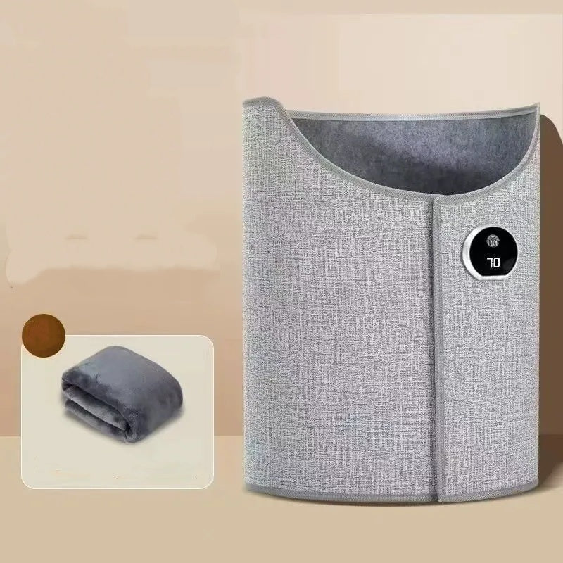 🔥Elektrisk värmare under skrivbordet med filt