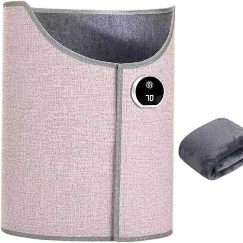 🔥Elektrisk värmare under skrivbordet med filt