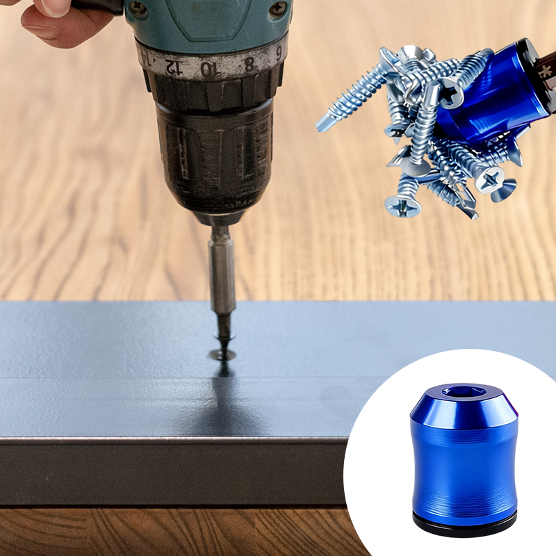 ⚡ Magnetisk skruvmejselring 3-i-1 – snabb bitsbyte, säkert grepp & portabel 🧲