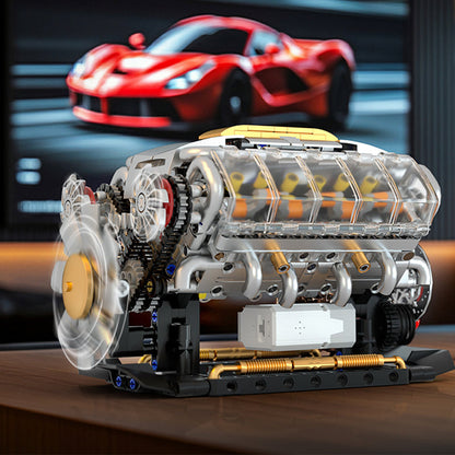 🔥Motor modell byggklossar set