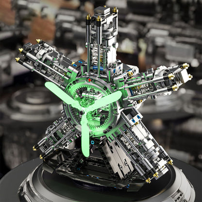 🔥Motor modell byggklossar set