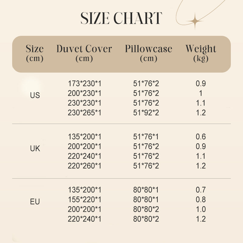 3-delat tuftat sängklädesset med utskuret mönster