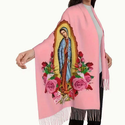 🔥Elegant mjuk fransad halsduk för kvinnor