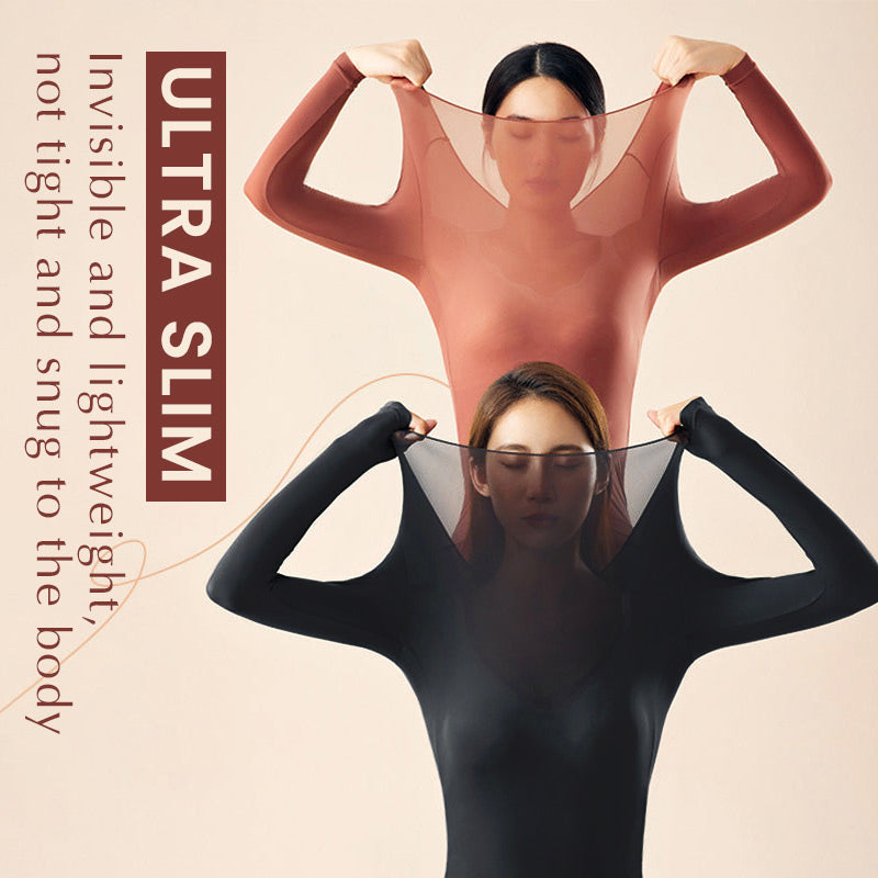 🎄Julrea 60 % RABATT🔥Ultratunna sömlösa termounderkläder för kvinnor