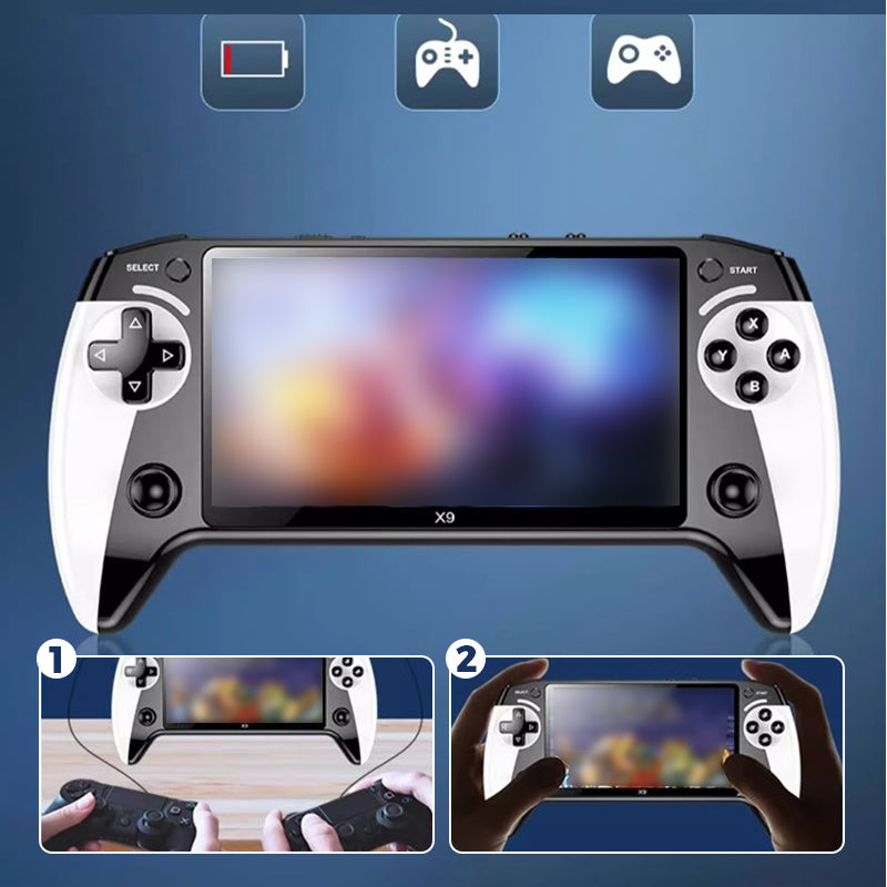 🔥Mångsidig och rolig handhållen arkadspelkonsol