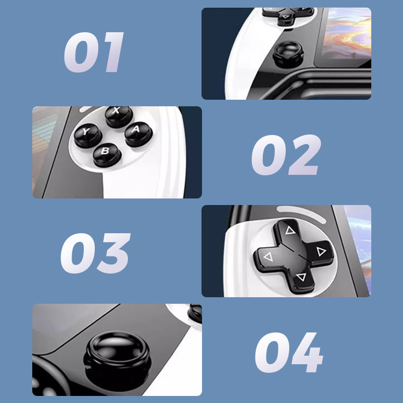 🔥Mångsidig och rolig handhållen arkadspelkonsol