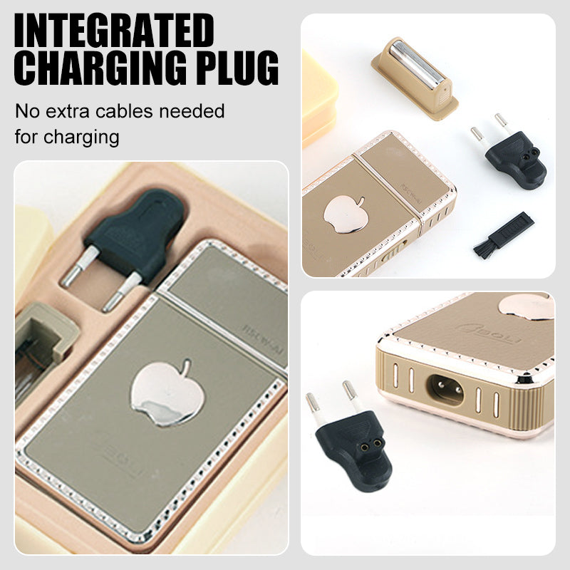 Bärbar elektrisk rakapparat för män