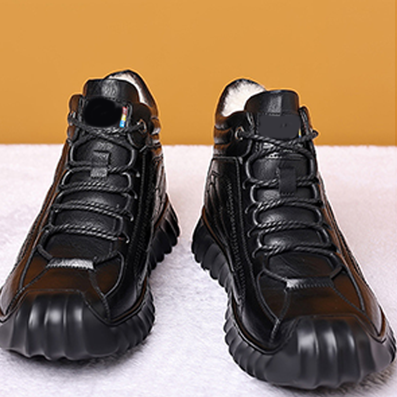 🔥Värmefodrade höga vinterkängor för herr