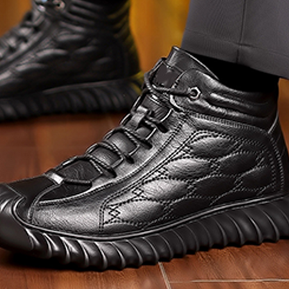 🔥Värmefodrade höga vinterkängor för herr