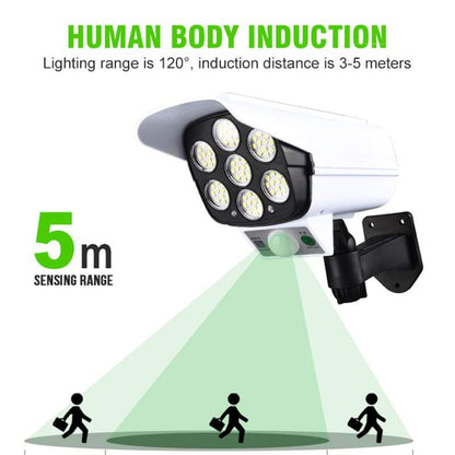 🔥🎁Nyhet 50 % RABATT🔥🎁Solcellslampa för utomhusbruk med rörelsesensor 2400 mAh 77 LED