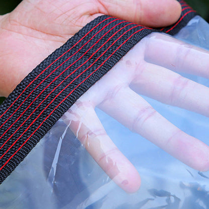 Kraftig transparent vattentät isolerad presenning
