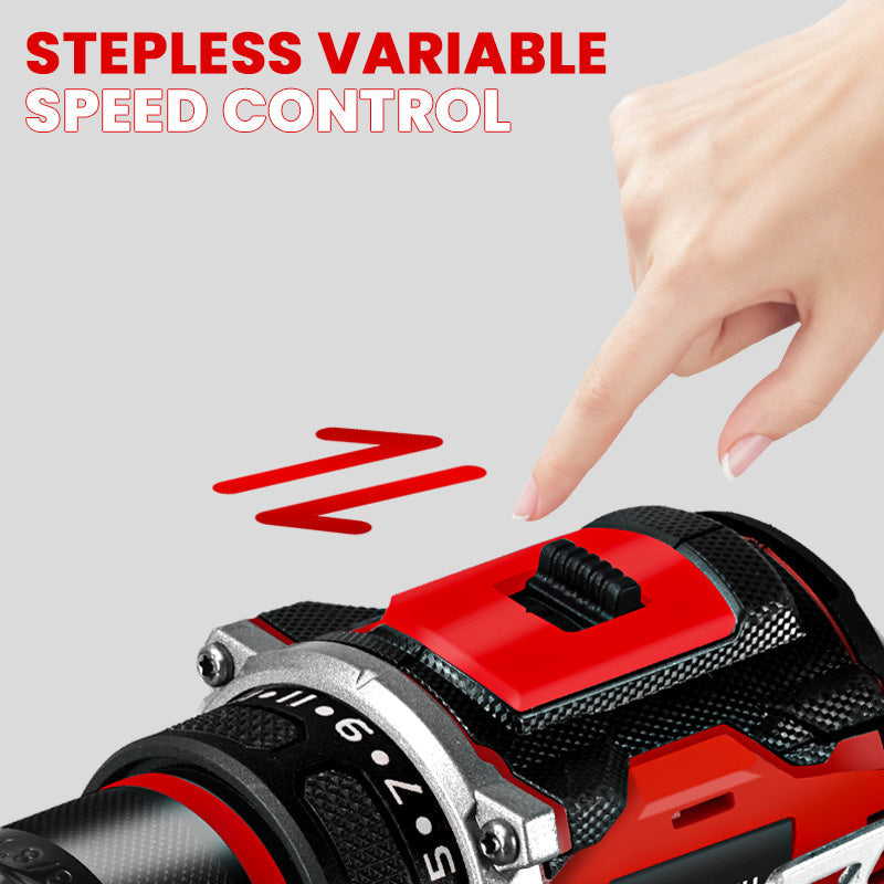 🧰Borstlös elektrisk sladdlös borrmaskin med batteri ＆ laddare