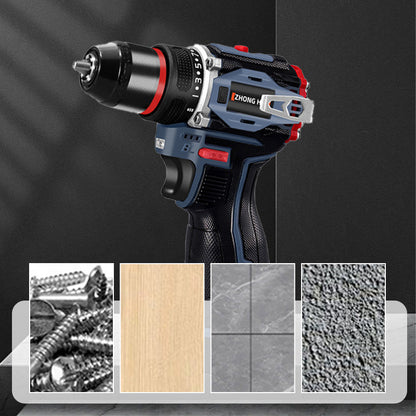 🧰Borstlös elektrisk sladdlös borrmaskin med batteri ＆ laddare