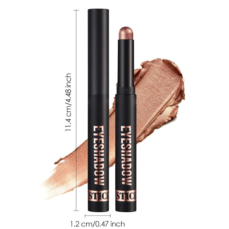 🎅Över 50 000 sålda!🎁✨8 färger glitterögonskugga i stickform - Långvarig Formula med Glitter för Professionell Makeup & Smidig Applicering 🌟👁️