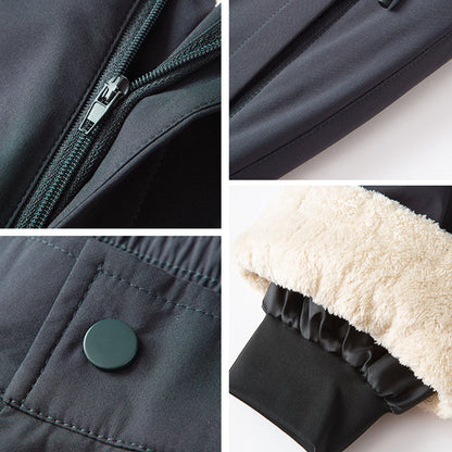 🔥Männs mysiga termobyxor med knäskydd i grafen