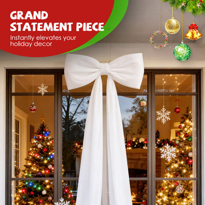 🎀 Jättestor julgransrosett - Skapa en oförglömlig jul!