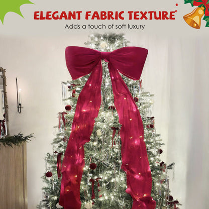 🎀 Jättestor julgransrosett - Skapa en oförglömlig jul!